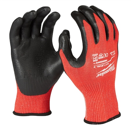 Milwaukee Tool Cut 3 Dipped Gloves - L 48-22-8932